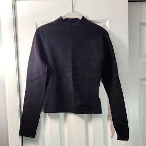 Babaton Astrid Mock Neck Sculpt Knit